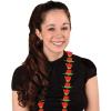 Beistle 4 Piece Fabric Rose Leis For Derby Day Party Luau Theme Hawaiian Tropical Floral Necklaces Hula Girl Accessories