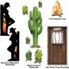 Beistle 42 Piece Western Prom Decorations, Cowboy Themed Wild West Party School Dance Décor
