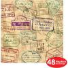Beistle 48 Piece World Travel Theme Lunch Napkins Tableware Let The Adventure Begin Party Supplies Retirement Decorations
