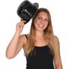 Beistle 48-Piece Black Plastic Derby