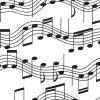 Beistle 48-Piece Musical Notes Luncheon Napkins in White/Black, Music Themed Party Supplies, Party Decorations for Musicians, Concerts, 6.5″ x 6.5″(16 Piece)