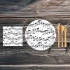 Beistle 48-Piece Musical Notes Luncheon Napkins in White/Black, Music Themed Party Supplies, Party Decorations for Musicians, Concerts, 6.5″ x 6.5″(48 Piece)