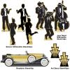 Beistle 49 Piece Great 20’s Prom Decorations, 1920’s Theme Gatsby Party School Dance Décor