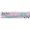 Beistle 5′ Wide 1950’s Theme Plastic The Fabulous 50’s Banner With Grommets For Hanging, Sock Hop Party Decorations, Indoor/Outdoor Use