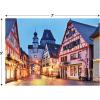 Beistle 5′ x 7′ Vibrant Fabric Oktoberfest Backdrop, German Theme Bavarian Town Street Photo Background Prop, Celebrating with You Since 1900