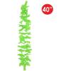 Beistle 6 Piece 40″ Light Green Floral Hawaiian Leis for Luau Party Supplies and Tropical Favors