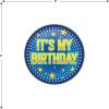 Beistle 6 Piece It’s My Birthday Pinback Button Badge Pins For Party Favors Supplies