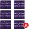 Beistle 6 Piece Red Metallic Plastic Fringe Drapes Banners For Parade Floats Tinsel Curtains Photo Booth Prop Backdrops Birthday Party Supplies Christmas Decorations, 15″ x 10′(Purple)