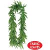 Beistle 6 Piece Tropical Fern Leaf Leis For Hawaiian Luau Party Favors, 420 Theme, 60’s Photo Booth Props, Celebrating With You Since 1900 (Pack of 2)(40″)
