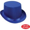 Beistle 60839-B 6-Pack Satin Sleek Top Hat, Blue