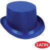 Beistle 60839-B 6-Pack Satin Sleek Top Hat, Blue