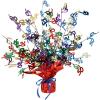 Beistle 65″ Gleam ‘N Burst Centerpieces 2 Piece, 15″, Multicolored(1)