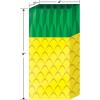 Beistle 75 Piece Tropical Treat Favor Bags, 4″ x 9″ x 2″ – Summer Luau Party Pineapple Cello Candy Holders With Twist Ties