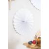 Beistle Accordion White Paper Fans