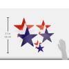 Beistle American Flag Cutouts in 2 sizes, 18 Pack – Patriotic Decorations for Wall Backdrop, 4th of July, Memorial Day & Classroom Party Supplies, Stars & Stripes Pride Themed Summer USA Holiday Decor(Star Cutouts)