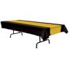 Beistle Black and Gold Plastic Tablecover(Black & Gold Tablecover – 2 Pack)