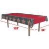 Beistle Black and Gold Plastic Tablecover(Red Carpet “Star” Tablecover – 1 Pack)