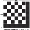 Beistle Black and White Check Lunch Napkins