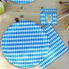 Beistle Blue & White Luncheon Napkins