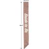 Beistle Bride to be Satin Sash, 33-Inch by 4-Inch(Bride To Be Glittered Sash)
