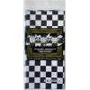 Beistle Checkered Tablecover in Thin Black & White Plastic, Race Car Themed Table Decorations, 50’s Era Party Decor, Picnic Party Supplies, 54” x 108”
