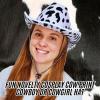 Beistle Cow Print Cowboy Hats – Adjustable Chin Strap, Halloween Costume Dress Up, Wild West Themed Parties, Animal Print Hat(Cow Print Cowboy – 1 Piece)