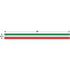 Beistle FR Red, White & Green Crepe Streamer(1 piece)