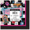 Beistle Fabulous 50’s Luncheon Napkins, 6.75″ x 6.75″, Multicolored, 16 Count (Pack of 1)