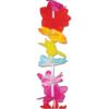 Beistle Floral Lei Necklace for Luau Party, 50 Pieces, Luau Party Favors