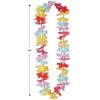 Beistle Floral Lei Necklace for Luau Party, 50 Pieces, Luau Party Favors