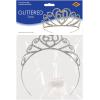 Beistle Glittered Metal 60 Tiara