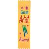 Beistle Great Artist Award Value Ribbons, 11/2 by 61/4-Inch, 30-Pack