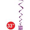 Beistle Happy Birthday Whirls Party Accessory