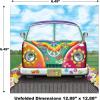 Beistle Hippie Bus Luncheon Napkins, 32 Count, Colorful 60’s and 70’s Retro Party Paper Napkins with Bus, Peace Signs and Flower Power Design for Groovy Themed Events, 2-Ply, 6.5″ x 6.5″