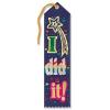 Beistle I Did it! Award Ribbons, 2 by 8-Inch, 6-Pack