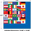 Beistle International Flag Luncheon Napkins(48 Piece)