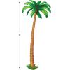 Beistle Jointed Palm Tree Photo Prop Backdrop, 6′ Tall- Tropical Hawaiian Beach Party Wall Decorations, Luau Cut Out Decor(2)