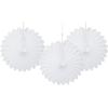 Beistle Jumbo Accordion White Paper Fans