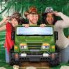 Beistle Jungle Safari Photo Prop – 3-Pack Off-Road Vehicle Cardstock Cutouts for Jungle Birthdays, Zoo Adventures, or Dinosaur-Themed Photo Booths – Wilderness Party Decorations – 3′ x 25″