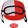 Beistle Kitchen Jockey Hat Helmet for Horse Racing Decorations,(Red/White/Black)