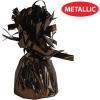 Beistle Metallic Wrapped Balloon Weight – 6 Pack, Brown Balloon Centerpiece Bouquet Holders, Party Decoration Accessories for Rustic Weddings, Thanksgiving, Fall Festivals, and Western Themes, 6 Oz