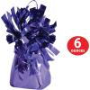 Beistle Metallic Wrapped Balloon Weight – 6 Pack, Lavender Purple Balloon Centerpiece Bouquet Holders, Party Decoration Accessories for Weddings, Baby Showers, Easter, and Spring Celebrations, 6 Oz