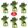 Beistle Metallic Wrapped Balloon Weights, Set of 6 Light Green Party Decorations with Loop for Centerpieces and Table Décor, Birthdays Baby Showers Weddings Easter Garden Parties and Events 6 oz
