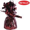 Beistle Metallic Wrapped Balloon Weights, Set of 6 Maroon Party Decorations with Loop, Centerpieces and Table Décor for Birthdays School Team Spirit Graduations Fall Celebrations and Events 6 oz