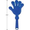Beistle Pack of 12 Plastic Hand Clappers in Blue, School Spirit Noise Makers for Pep Rallys, Team Sports Games, Birthday Party Favors, Party Supplies, 7.5″(Blue)