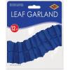 Beistle Packaged Pink Leaf Garland(Blue)