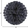 Beistle Party Decorations Tissue Flutter Ball Black 19″- Pack of 12