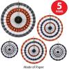 Beistle Patriotic Accordion Paper Fans