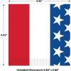 Beistle Patriotic Beverage Napkins, 16-Count, 2-Ply Red White and Blue American Flag Design for 4th of July Memorial Day Veterans Day Political Events and Celebrations 5” x 5”