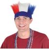 Beistle Patriotic Hairy Headband, Red/White/Blue